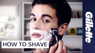 How to Shave  Shaving Tips for Men  Gillette [upl. by Lumpkin799]