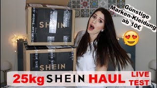 Ich bestelle 25kg MARKEN KLAMOTTEN von SHEIN und teste LIVE [upl. by Conard535]