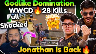 Jonathan Is Back🔥👑 GodLike Domination WWCD🥵 28 Kills Total🚨 Ankiiibot Full Shocked [upl. by Yk879]