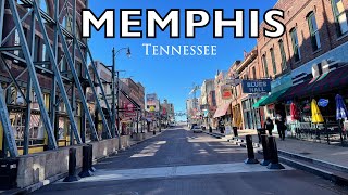 Memphis Downtown Walking Tour  Memphis Travel Guide 2023  travel Memphis  4K  Memphis Tennessee [upl. by Shaun]