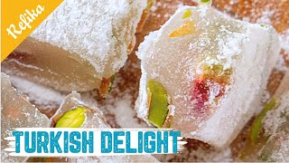 Make Turkish Delight At Home  Delicious and The Easiest Lokum Recipe [upl. by Pillsbury]