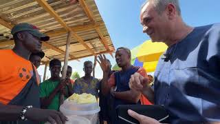 Mad Money in Liberia  Food Stand [upl. by Tipton]