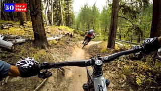 The PERFECT mountain bike trail 🇺🇸 50 STATE SHRED COLORADO [upl. by Orravan]