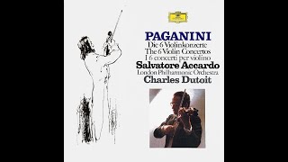 PAGANINI The 6 1 Violin Concertos  Salvatore Accardo [upl. by Pepita714]