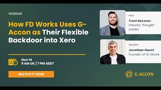 How FD Works Uses GAccon as Their Flexible Backdoor into Xero [upl. by Rosaleen684]