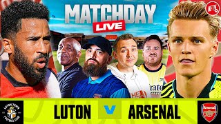 Luton 34 Arsenal  Match Day Live [upl. by Monreal]