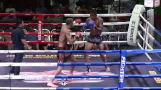 Dave Leduc Tiger Muay Thai vs Carlos Phuket Fight Club  Rawai Boxing Stadium 2416 [upl. by Llenaj]