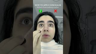 How to apply concealer  👇🏻 lifehack from makeup teacher [upl. by Gnaig395]