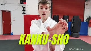 Shotokan Karate Kata  Kanku Sho  Tutorial [upl. by Ynottirb]