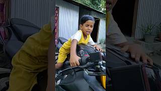 Anam ki Favourite Bike 😮😂 shorts viraltrending [upl. by Nyleuqaj]