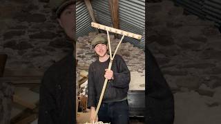 Rake Making handtools countrycrafts traditional handtools rake handmade woodwork ireland [upl. by Wendelina15]