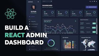 Build a COMPLETE React Admin Dashboard App  React Material UI Data Grid Light amp Dark Mode [upl. by Alleras]