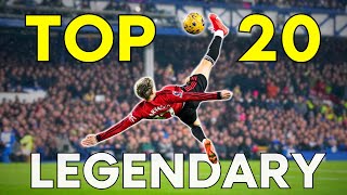 Top 20 LEGENDARY Bicycle Kick Goals In Football History [upl. by Batish]