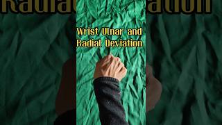 Wrist ulnar and radial deviation [upl. by Lamond289]