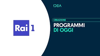 Rai 1  Programmi di oggi [upl. by Michal]