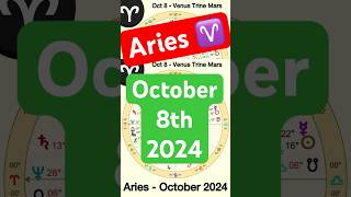 Aries Horoscope  Venus Trine Mars October 2024 Clip [upl. by Samella]