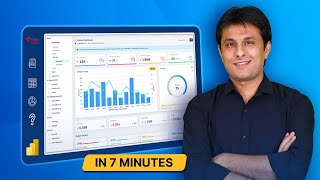 How to create Power BI Dashboard Report in 7 Minutes  PavanLalwani [upl. by Rennoc329]