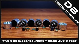 Two size Electret Microphones Audio Test from Banggood [upl. by Jamesy581]