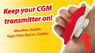 CGM Transmitter 🟠Patch🟠 Application method for MiaoMiao Bubble Night Rider BluCon users [upl. by Harrison]