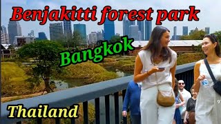 Synthesized Benjakitti forest park skywalk  Thailand tour 2024 [upl. by Naret]