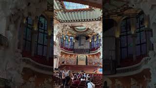 Palau de la Música Catalana 바르셀로나 카탈루냐 음악당 파이프 오르간 연주 [upl. by Fante]