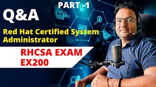 Linux Red Hat Certified System Administrator RHCSA EX200 Certification Questions amp Answers Part 1 [upl. by Pardoes938]