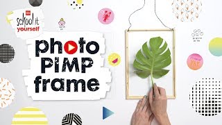 Fotolijstje pimpen Photo pimp frame  HEMA DIY [upl. by Eniamret]