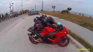 CBR1100XX Blackbird vs HAYABUSA K8  part2  HD Cornering  Top speed [upl. by Jacenta971]