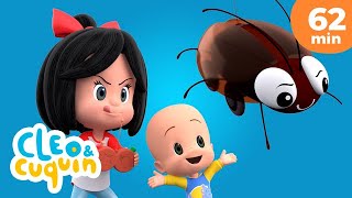 La cucaracha and more Nursery Rhymes by Cleo and Cuquin  Children Songs [upl. by Eaver283]