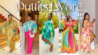 Outfits I Wore Vacation Edition  Zara Fashion Nova Jeffery Campbell amp More  Tamara Renaye [upl. by Prady508]