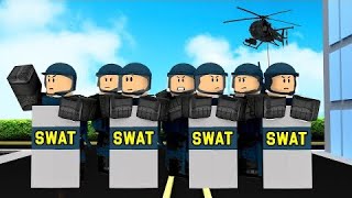 PLAYING as THE SWAT TEAM in Roblox [upl. by Leile630]