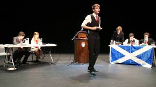 WSDC 2011 England vs Scotland [upl. by Henricks]