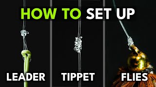 How to Set Up Your Fly Line Leader Tippet amp Flies  Module 4 Section 2 [upl. by Cj]