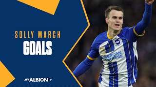 Solly March EVERY Goal From His Albion Career [upl. by Sudnak]