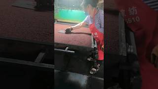 how produce the rubber tiles or gym tiles by rubber vulcanizing press machine machine factory [upl. by Babette]