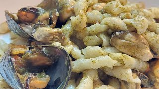 BUSIATE CON COZZE E CREMA DI TENERUMI RICETTA SICILIANA [upl. by Amik]