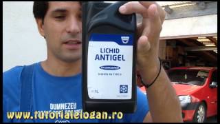 Tutorial schimbat antigel la Logan 15dci part 1 [upl. by Essilevi]