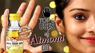 Top 5 Uses Of Almond Oil  How To Use Almond Oil In Different Ways  Beauty Hacks For Girls  Foxy [upl. by Lincoln205]