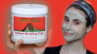 AZTEC SECRET HEALING CLAY MASK REVIEW DR DRAY [upl. by Shawn912]