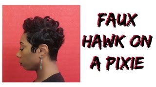 How to Style a Faux Hawk [upl. by Akcirderf]