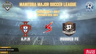 November 20th WSF Div 1 A P M vs Mudded FC [upl. by Onia]