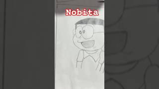 Noritake drawing drow in hand drawing nobita subscribe [upl. by Gapin]