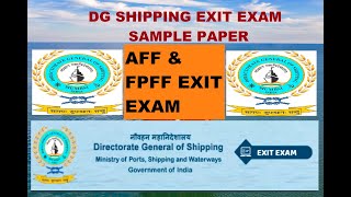 FPFFAFF EXIT EXAM QUESTIONS AND ANSWERS [upl. by Nylevol]