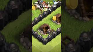 New builder Hut 🛖 💢building in Clash of clans my first builder Hutcoc building like subscribe [upl. by Elttil]