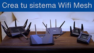 Como crear tu propio sistema AiMesh  routers ASUS [upl. by Inafets605]