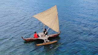 Traditional Outrigger Canoe Sailing in Yap and Palau [upl. by Tterraj581]