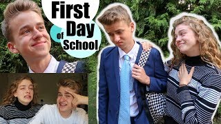 My Lil Bros First Day Back at School Year 11 UK 🙈 chaos and rants [upl. by Ameluz]