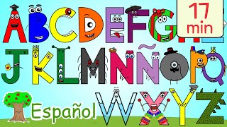 ¡Las Letras y sus Colores y Más Canciones Infantiles del ABC  El Árbol del Español [upl. by Hillard]