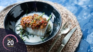 Kabeljauw met tomatengremolata en waterkers  Klaar in 20 minuten [upl. by Seidule]