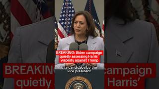 Biden campaign quietly assessing Harris viability against Trump [upl. by Veradia778]